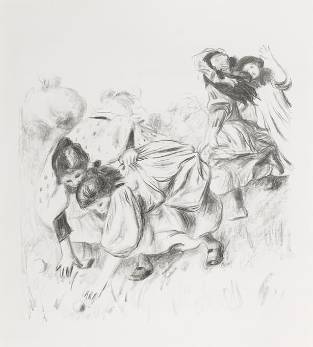 Pierre-Auguste Renoir - Enfants jouant à la balle