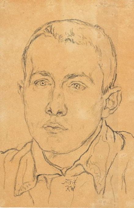 Rudolf Wacker - Porträt eines Kriegsgefangenen