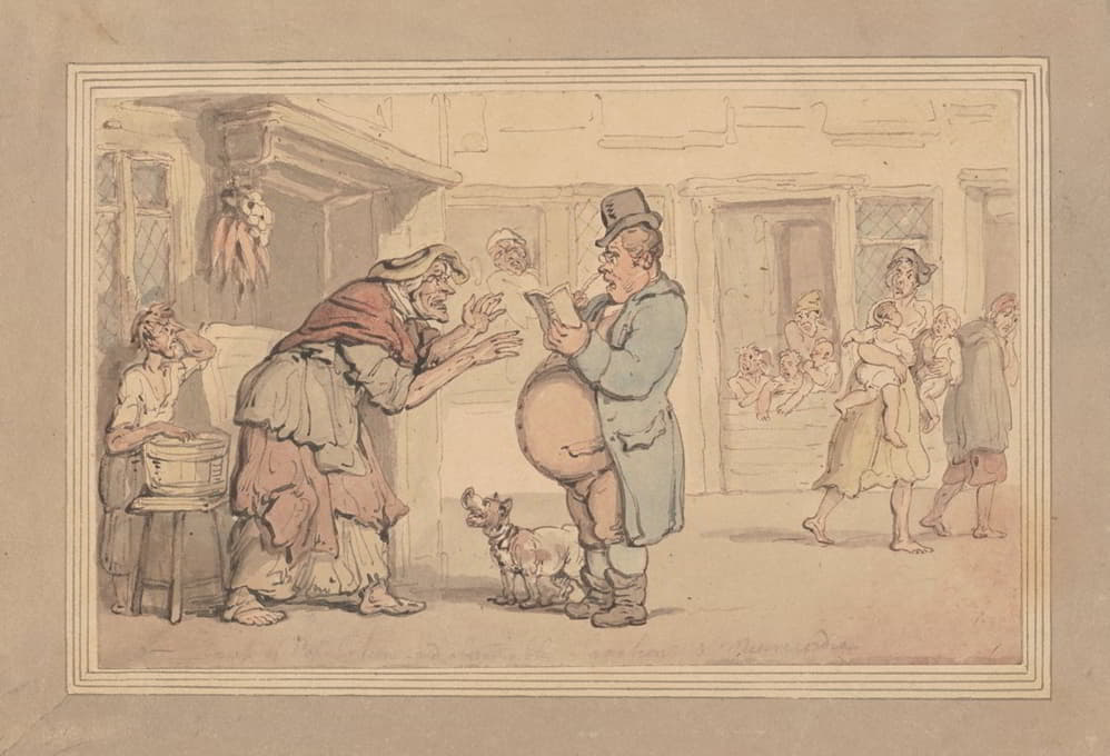 Thomas Rowlandson - The tax collector
