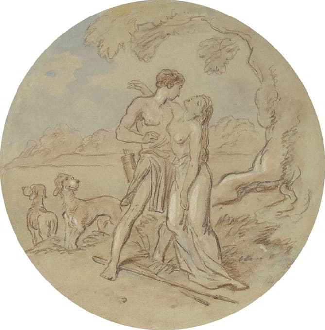 Hablot Knight Browne - Designs for a series of plates illustrating Venus and Adonis pl2