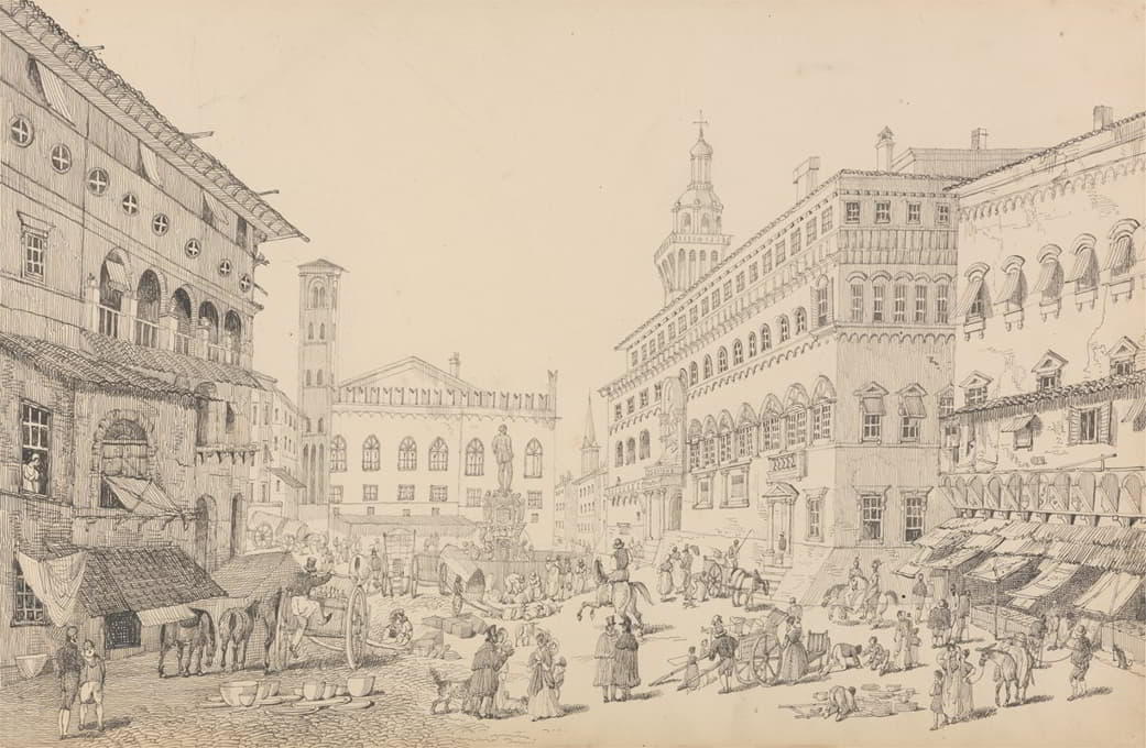 博洛尼亚广场、大教堂和教皇使节宫殿