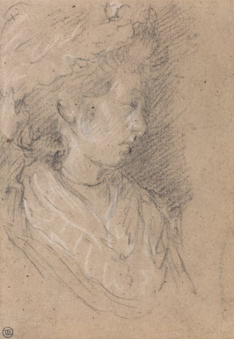 Thomas Gainsborough - Study of a Woman in a Mob Cap