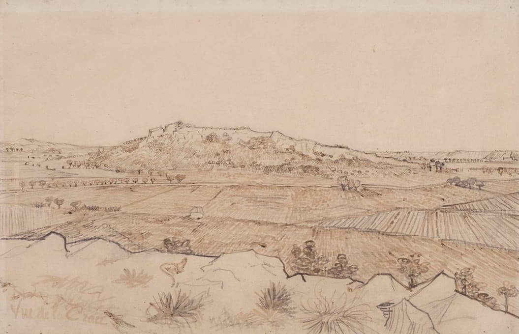 Vincent van Gogh - The Plain of La Crau