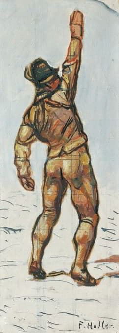 Ferdinand Hodler - Vowing Man (Study For ‘unanimity’)