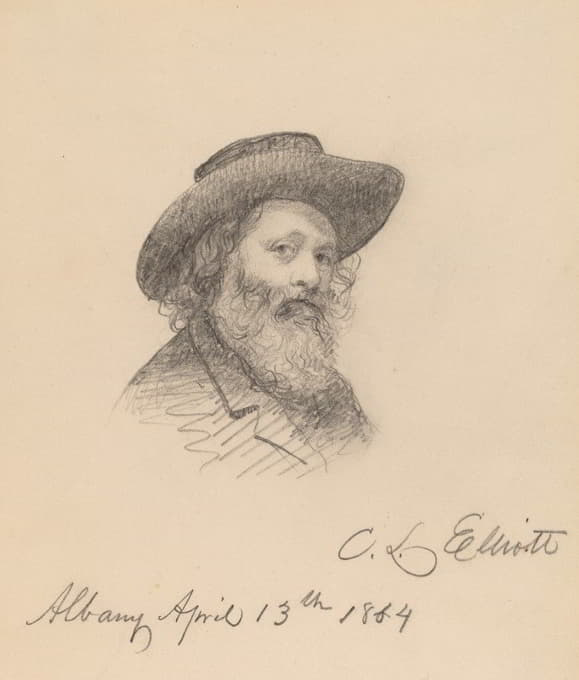 Charles Loring Elliott - Portrait of the Artist Asa W. Twitchell