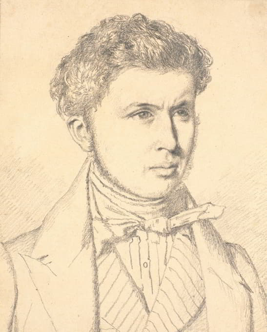 Christen Købke - Portræt af kunstnerens bror, H.P.N.Købke (1812-39)
