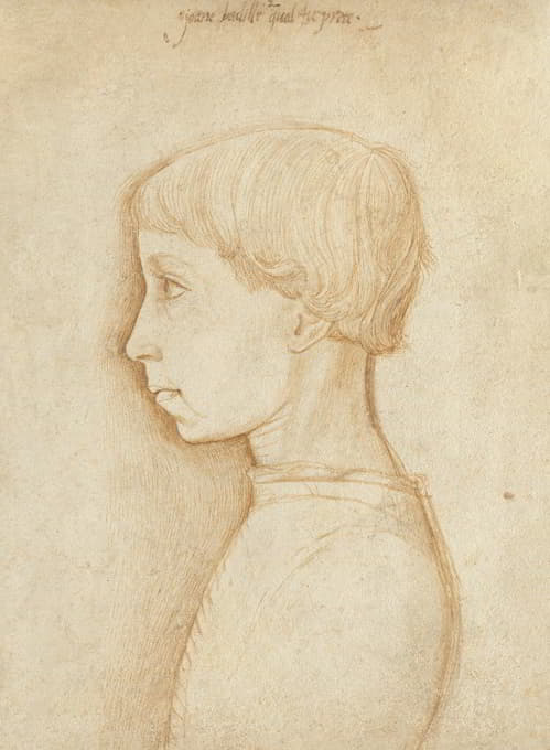 Giovanni Badile - Portrait of a Boy in Profile
