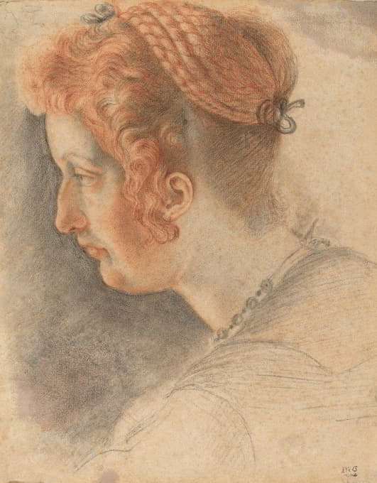 Italian 16th Century - Head of a Woman