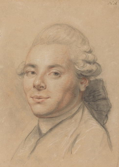 Joseph Ducreux - Head of a Gentleman (recto)