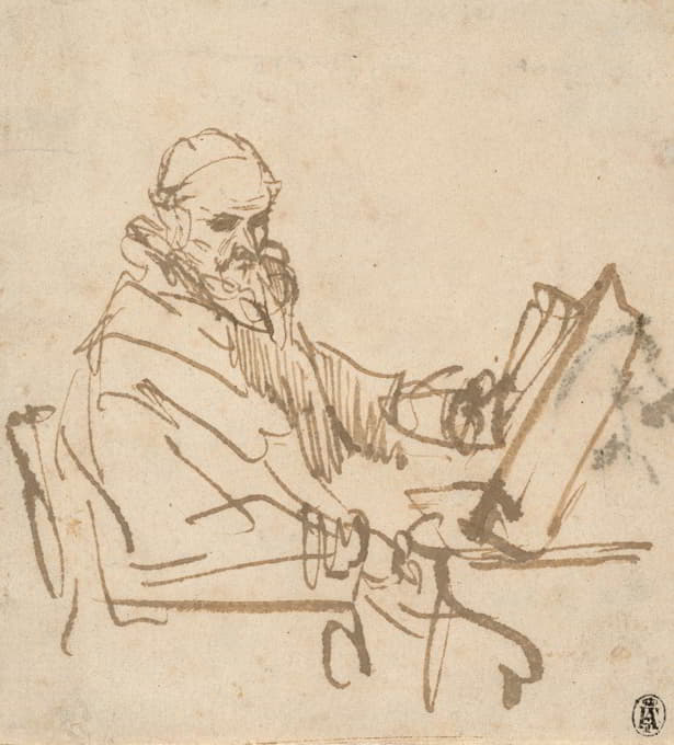 Rembrandt van Rijn - Jan Cornelisz Sylvius,the Preacher