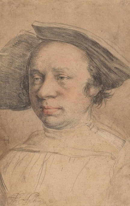 Swiss 16th Century - Portrait of a Man in a Broad-Brimmed Hat