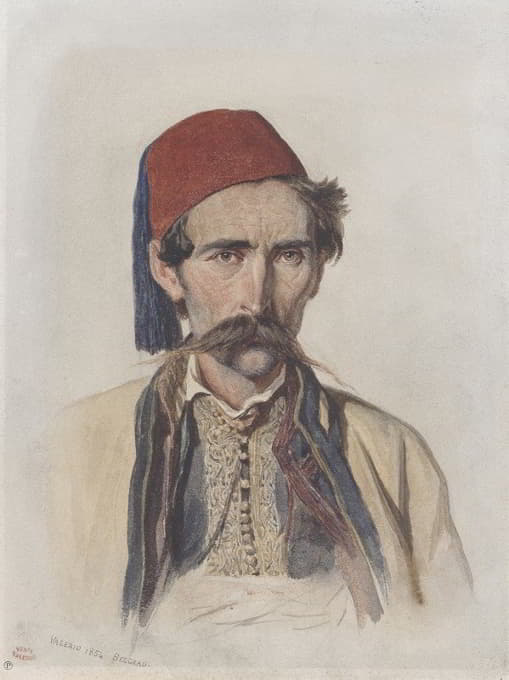 Théodore Valerio - Moustachioed Slav in Belgrade