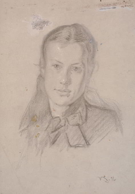玛莎·穆勒的肖像（如维戈·约翰森1880）