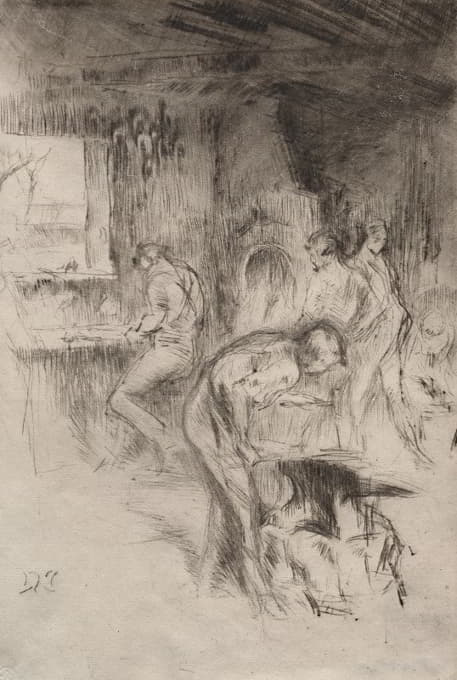 James Abbott McNeill Whistler - The Little Forge