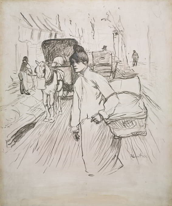 Henri de Toulouse-Lautrec - The Laundress