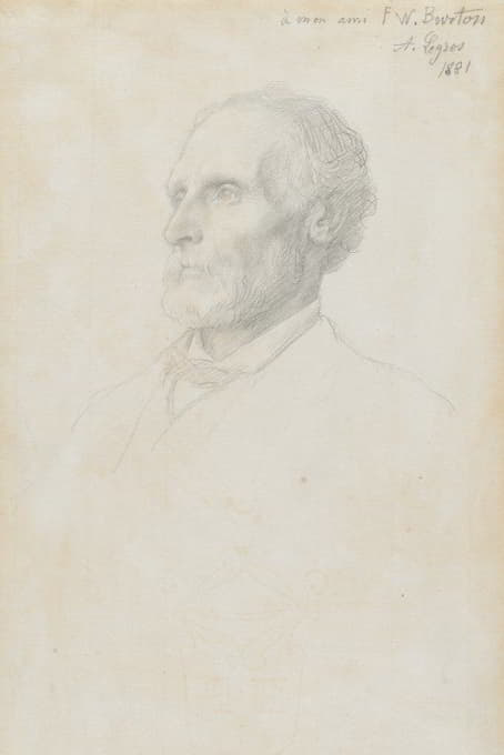 伦敦国家美术馆馆长弗雷德里克·W·伯顿爵士肖像