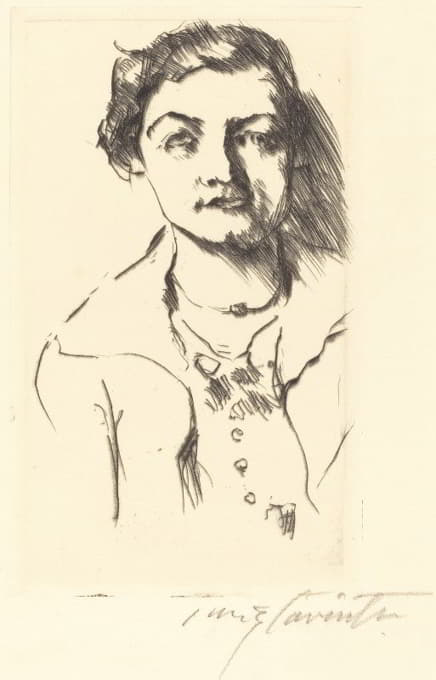 一位年轻女士的肖像（安妮丝·哈尔贝）