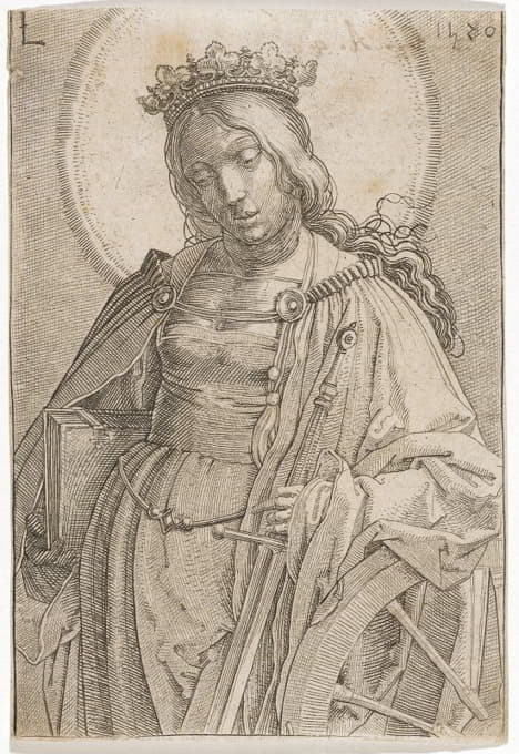 Lucas Van Leyden - St. Catherine of Alexandria