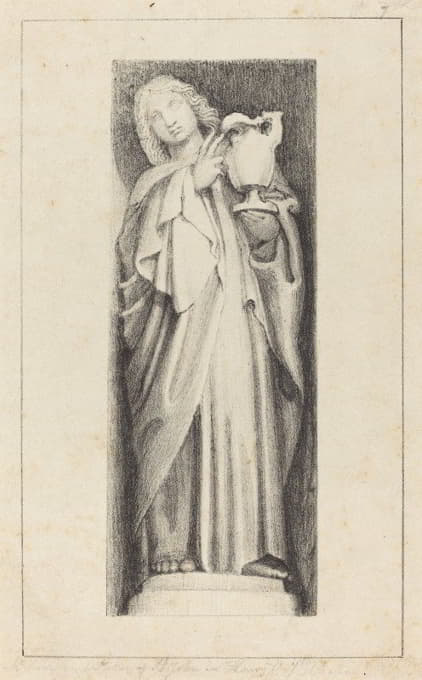 Maria Denman - Saint John, from Henry the Seventh’s Chapel Westminster Abbey, published 1829