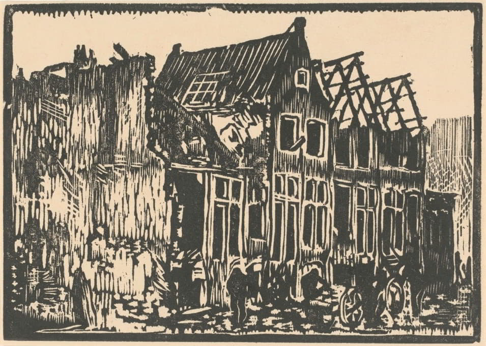 Hendrik van der Straaten - Huizen en bouwvallen