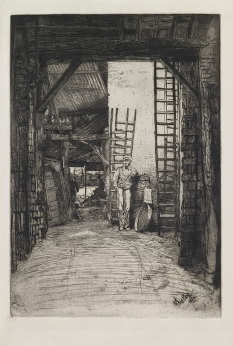 James Abbott McNeill Whistler - W. Jones, Limeburner, Thames Street