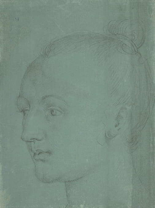 Albrecht Dürer - Head of a Young Woman