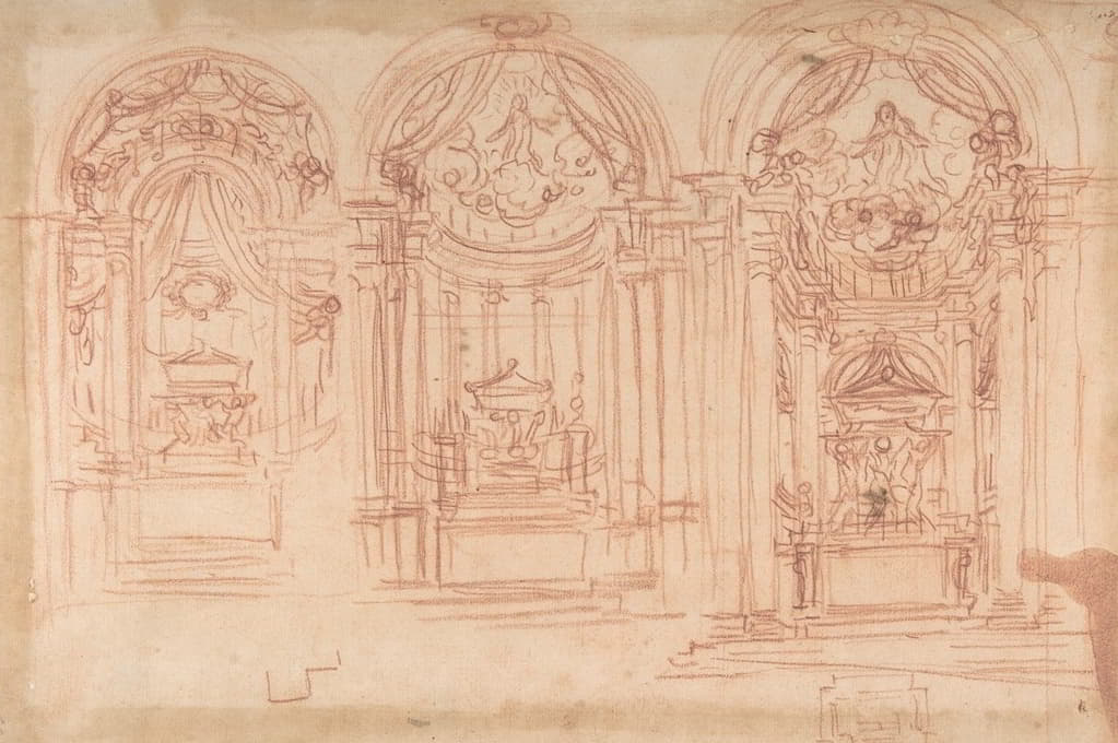 1669年，佛罗伦萨，圣玛丽·玛格达伦·德帕齐被封为圣人时使用的卡塔法格的设计