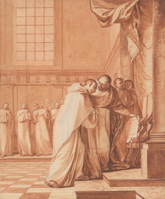 Matthieu Elias - Supporters of the league pursue the Blessed Abbot to Rome