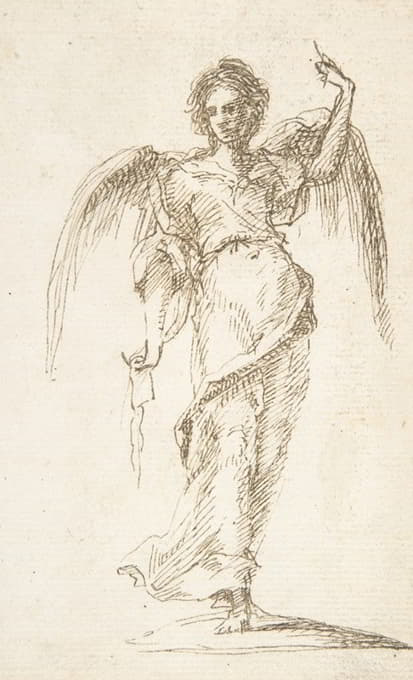 Pedro Duque y Cornejo - Standing Figure of an Angel