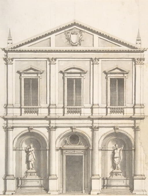 Giuseppe Jarmorini - Design for a Church Façade