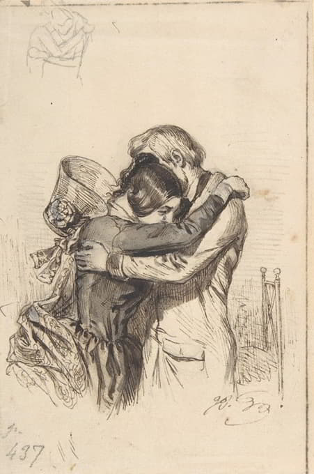 J. J. Grandville - Illustration in Jérôme Paturot, by Louis Reybaud, Paris, 1846