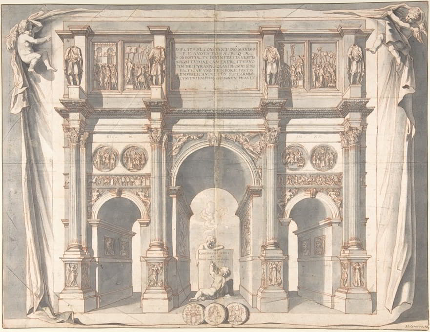 君士坦丁拱门视图
