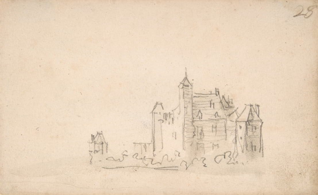 Jan van Goyen - A Castle (on the Rhine)