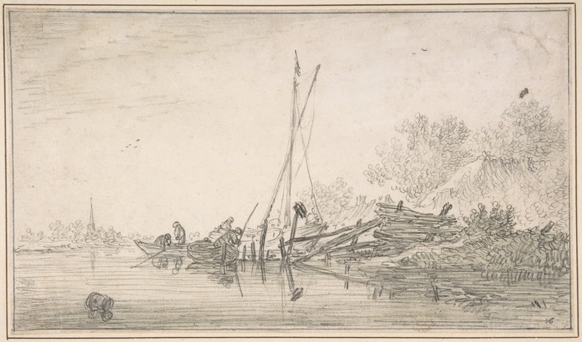 Jan van Goyen - River Scene