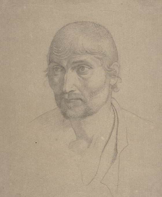 Friedrich Overbeck - Head of a Bearded Man