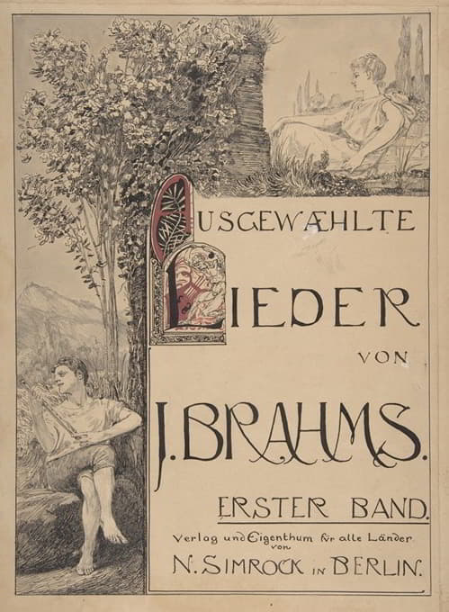 Max Klinger - Design for a Title Page for Sheet Music