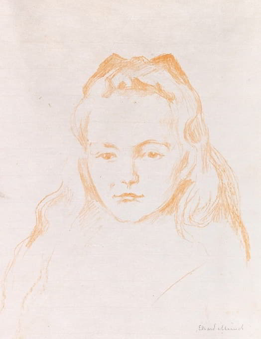 Edvard Munch - Ottilie Schiefler