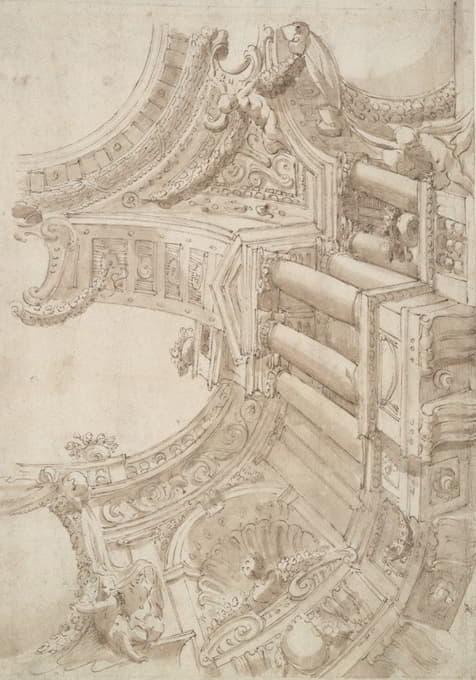 Ferdinando Galli Bibiena - Architectural Study