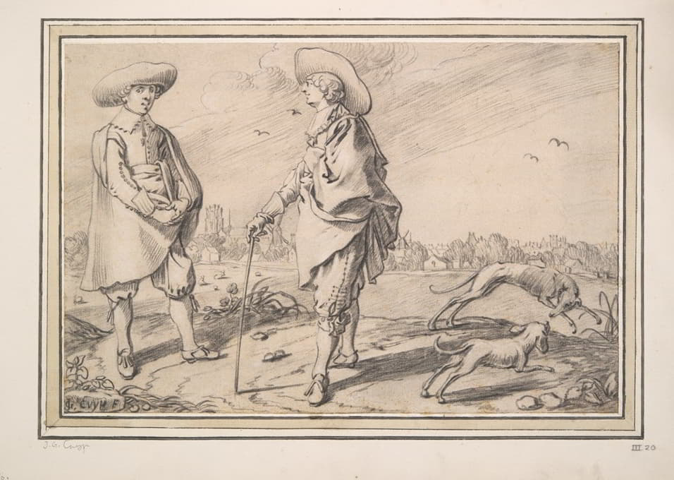 Jacob Gerritsz Cuyp - Portrait of two gentlemen from Dordrecht