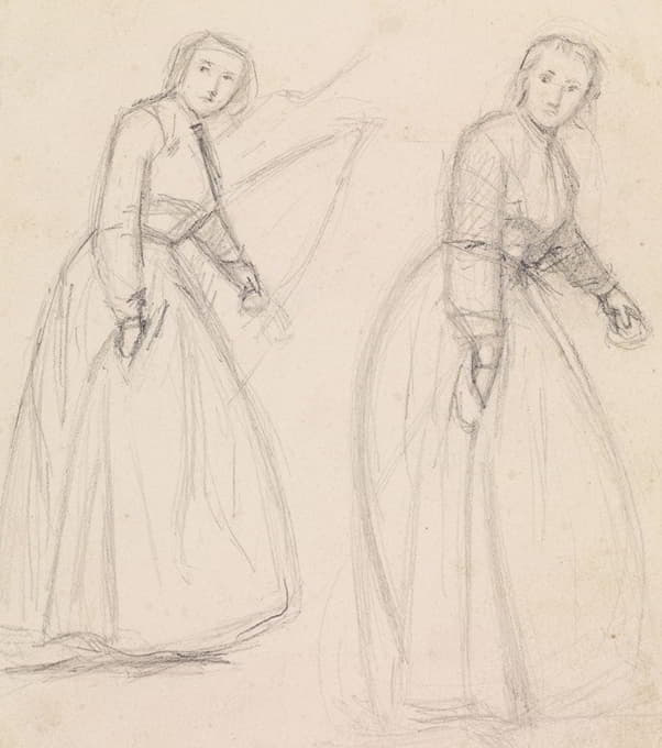 Sir John Everett Millais - The Proscribed Royalist 1651 – Puritan Girl visiting Cavalier Lover