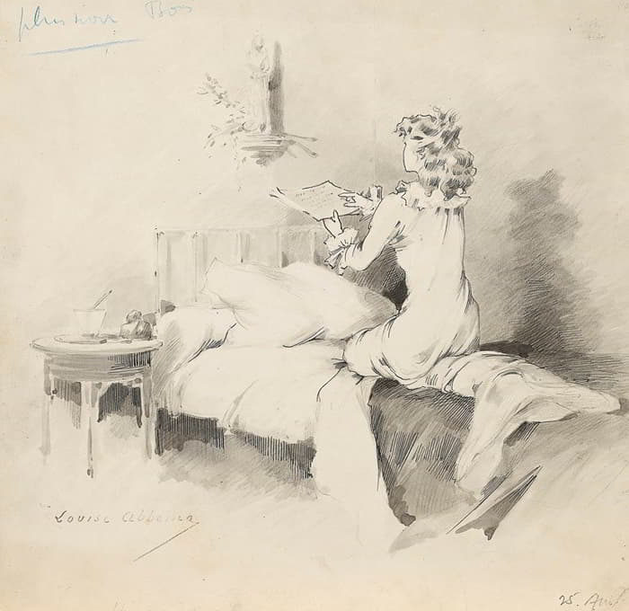 Louise Abbéma - Scenes of Sarah Bernhardt’s life 7