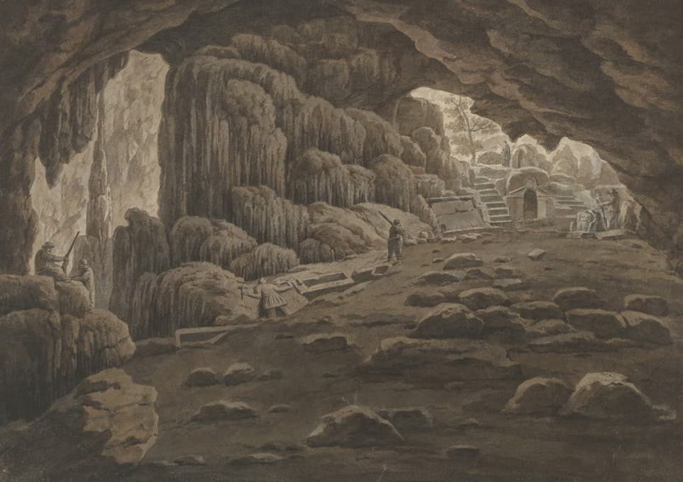希腊苏尼姆附近的潘岩洞