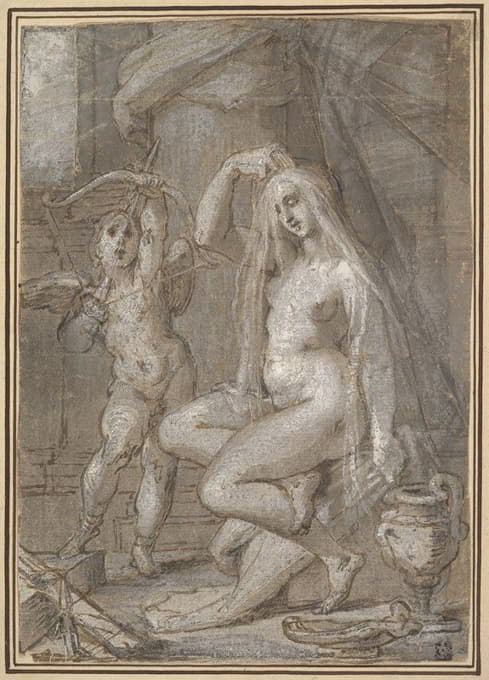 Bartholomaeus Spranger - Venus and Amor