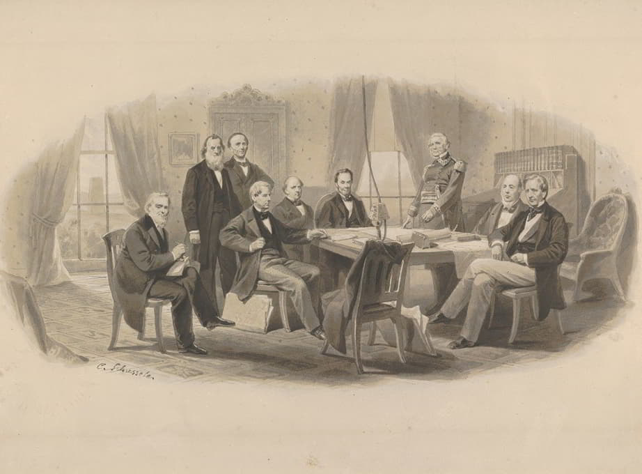 林肯总统及其内阁
