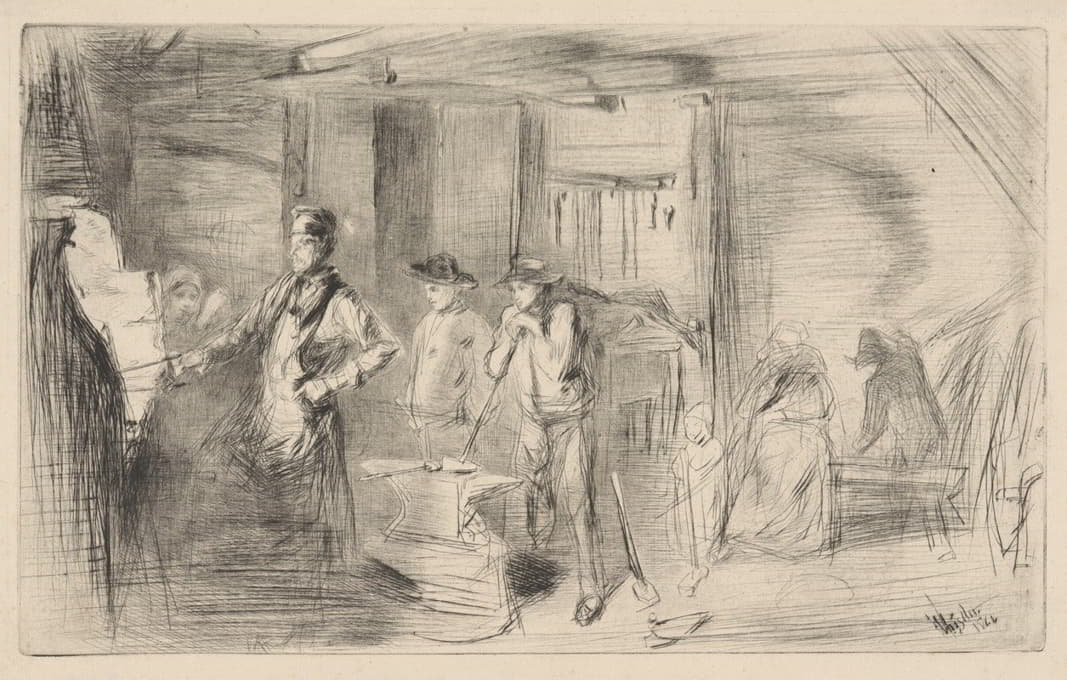 James Abbott McNeill Whistler - The Forge