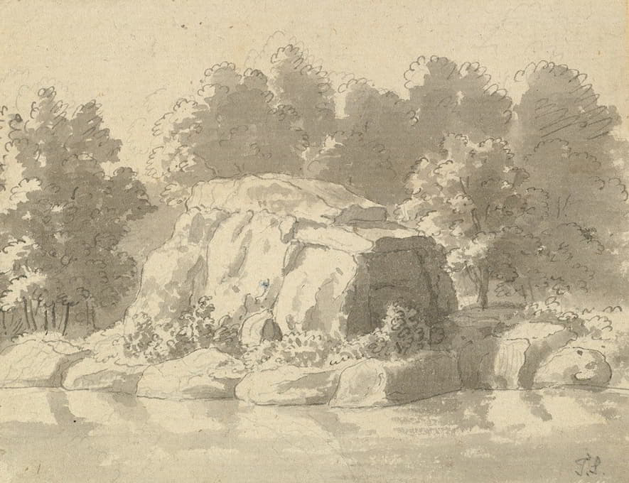 Thomas Sandby - Design for Rock-work at Virginia Water, Windsor Great Park