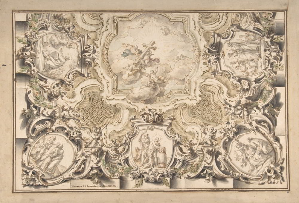 Vincenzo dal Re - Design for a Church Ceiling