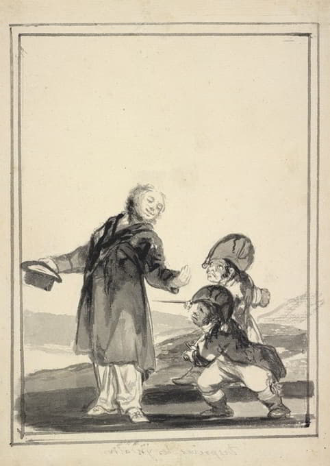 Francisco de Goya - Contemptuous of the Insults