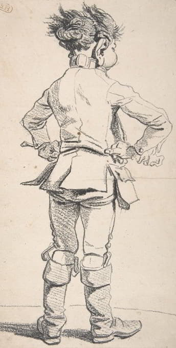 François-André Vincent - Back View of a Roman Servant Boy