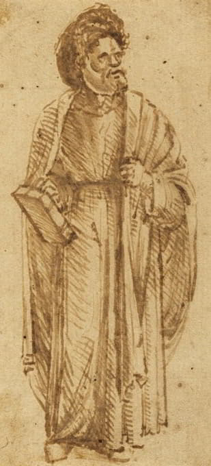 Giovanni Bellini - Standing man wearing a turban